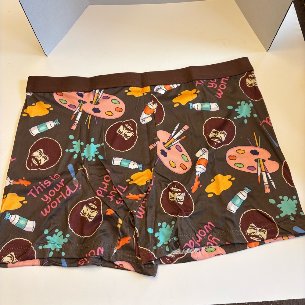 💕5/25💕Bob Ross Men's Boxers Sizes Med and Large